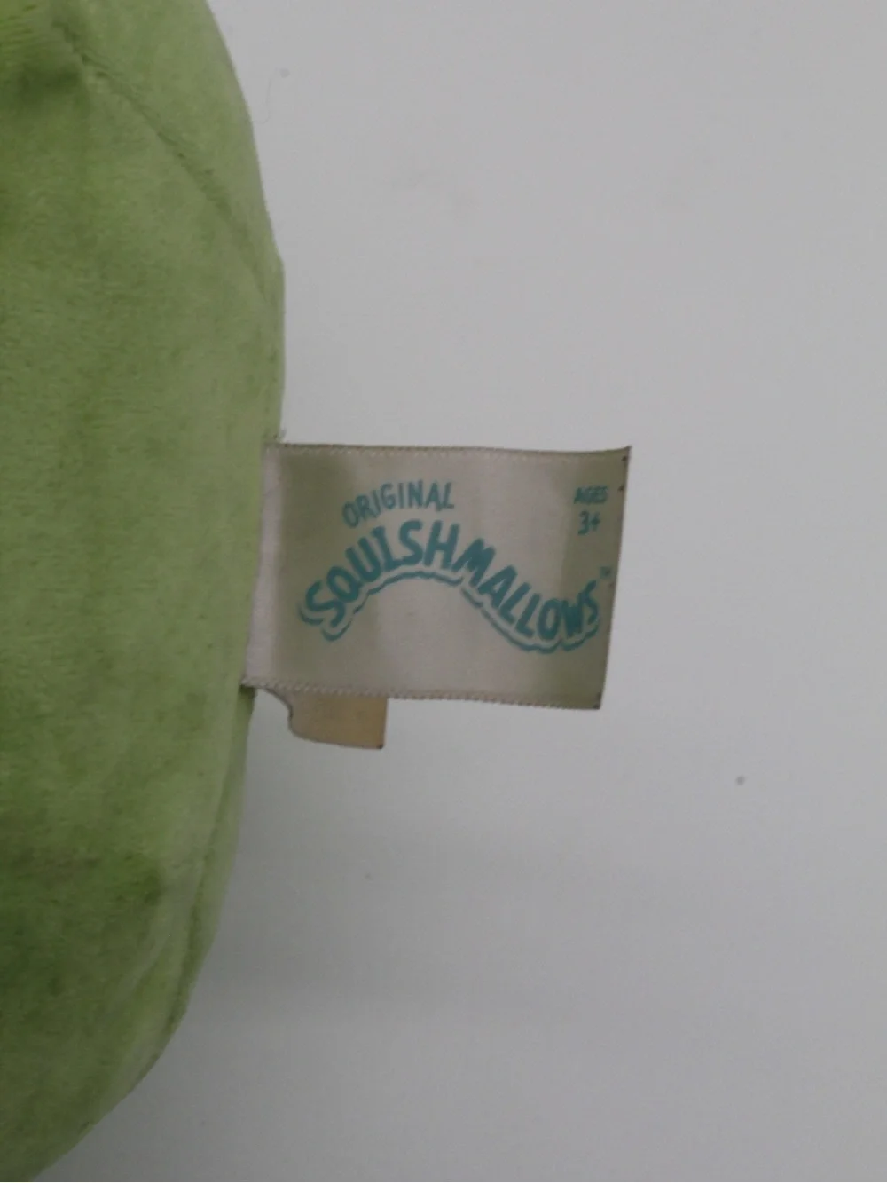 Squishmallows Green Frog Plush with Gray Belly and Pink Cheeks